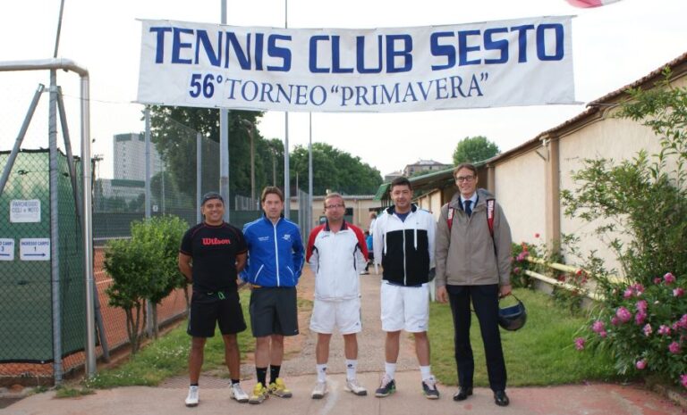 Torneo Tennis Primavera: presentazione con due giocatori del Milan