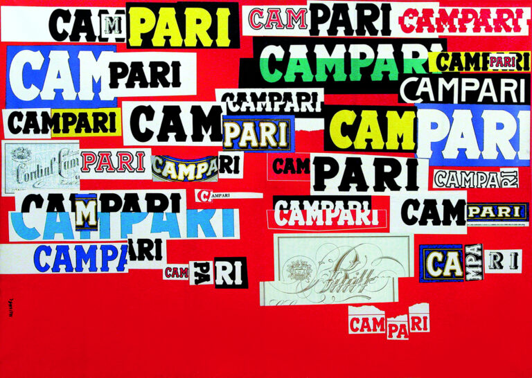 Il manifesto Campari in mostra in piazza Duomo