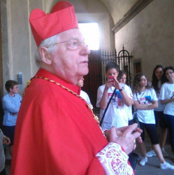 Il cardinal Angelo Scola fa tappa in Crocetta