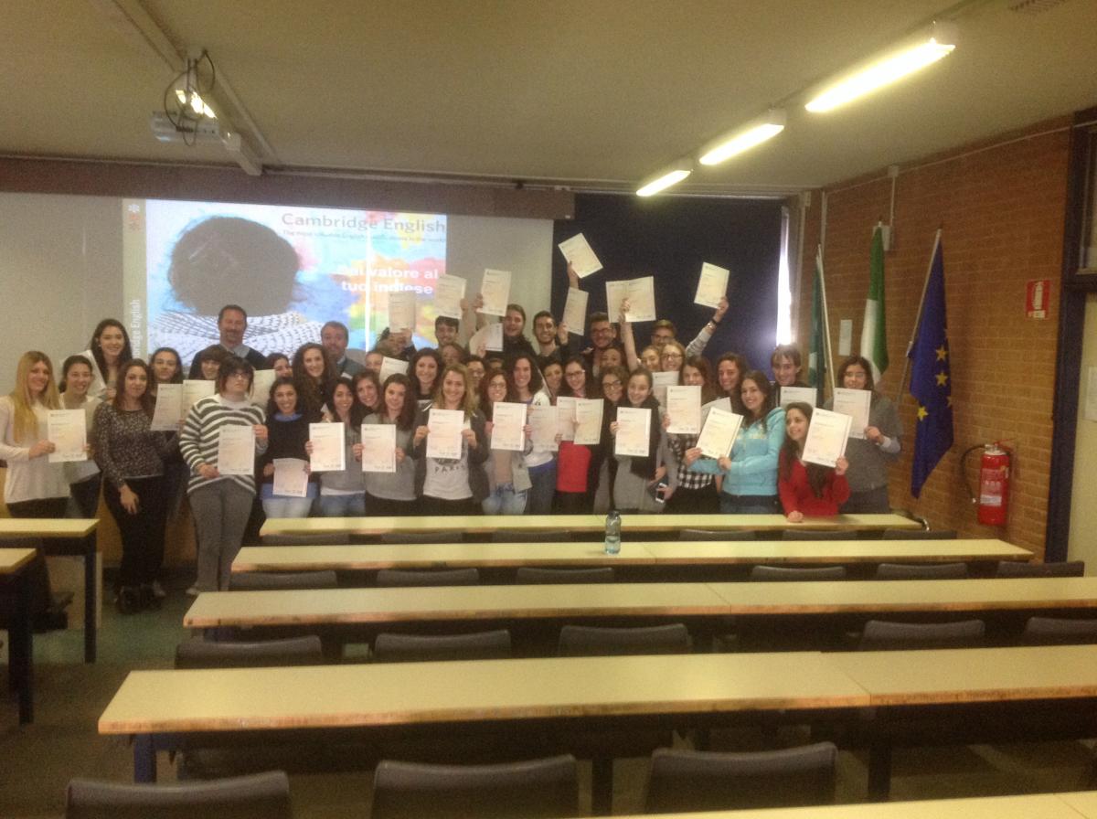 Cambridge arriva a Paderno: certificati i ragazzi del Gadda