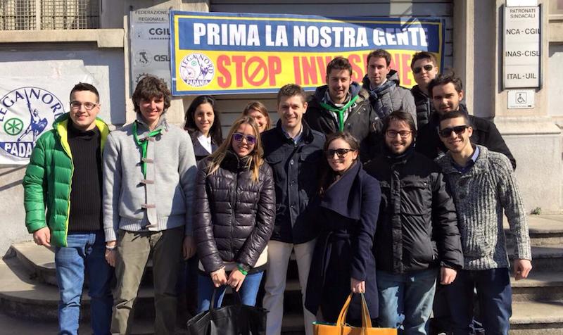 Lega Nord, presidio a Sesto Marelli per dire no al centro profughi nell’ex Cgil