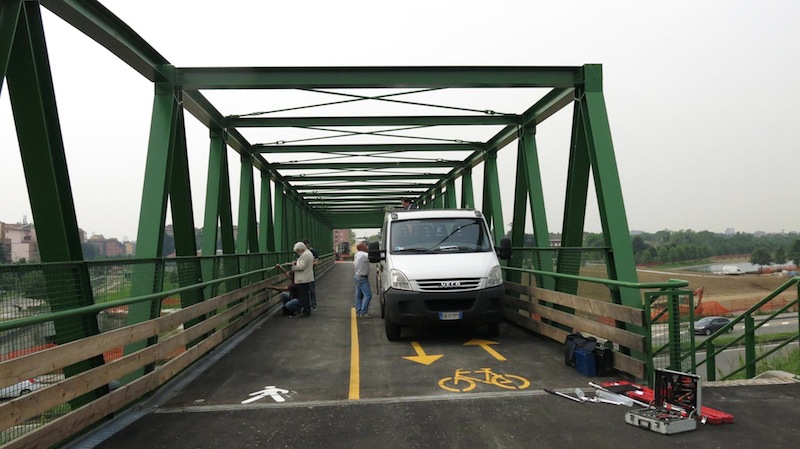 Parco Nord, si inaugurano la passerella ciclopedonale e il nuovo lago