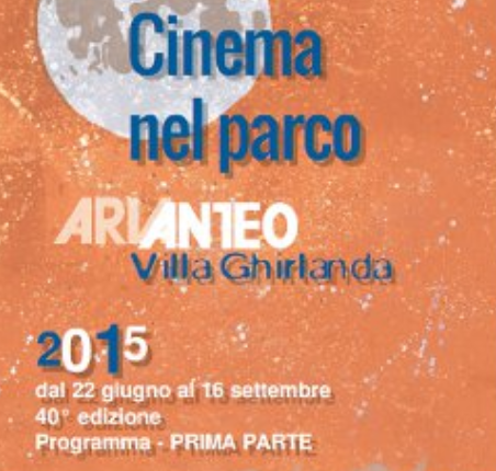 “Cinema nel parco”: il programma della prima parte