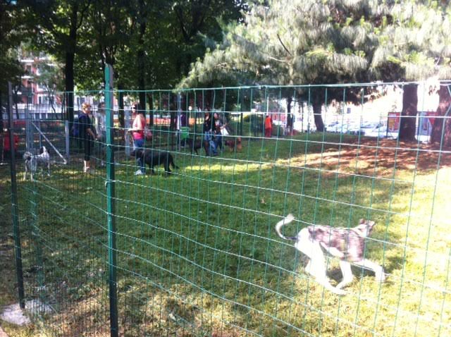Inaugurata una nuova area cani in via Piave