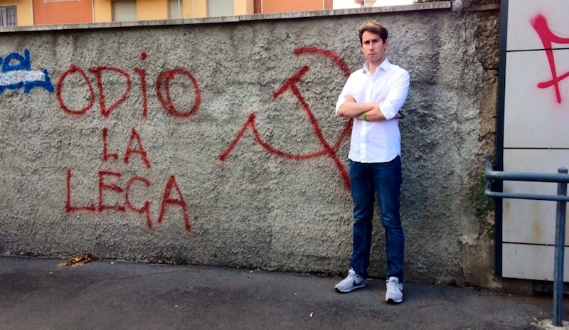 Scritte anti Lega a Cinisello, la reazione di Ghilardi