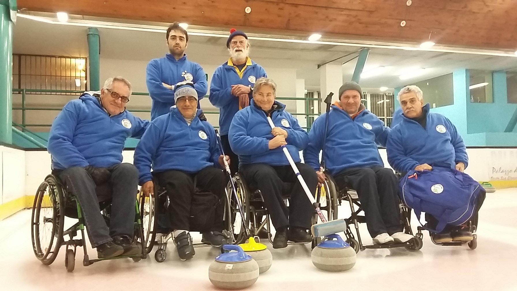 Al PalaSesto la prima squadra lombarda di curling in carrozzina