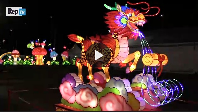 VIDEO: Il Festival delle lanterne cinesi illumina Monza