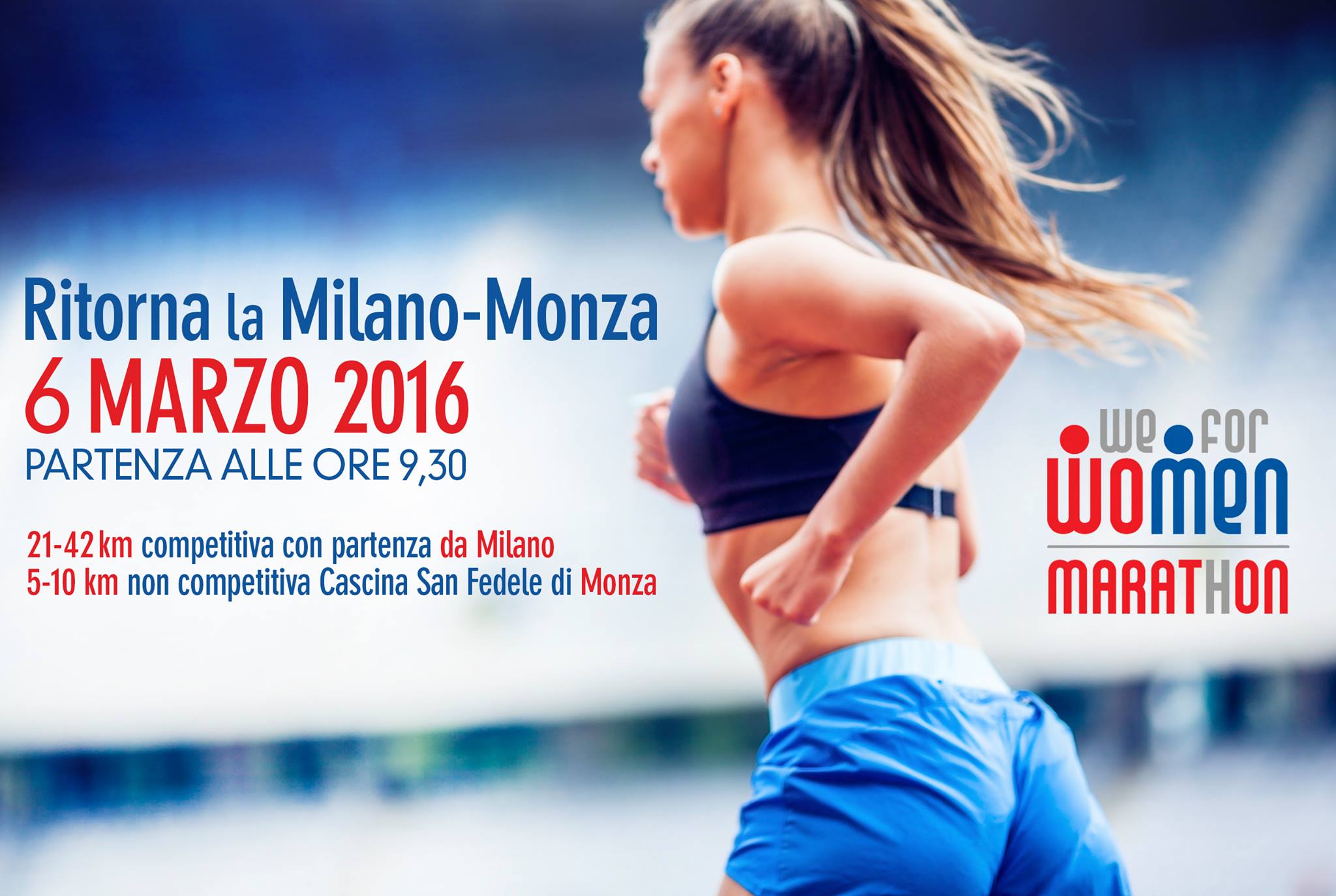 We for women Marathon passa da Sesto San Giovanni