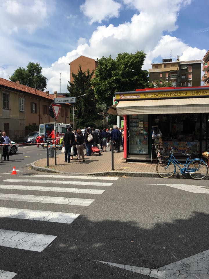 Ultim’ora: incidente in via Dante a Cinisello, grave un uomo