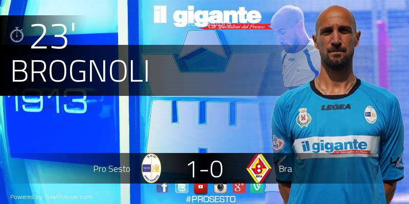 Brognoli regala i primi tre punti alla Pro Sesto: vittoria al Breda