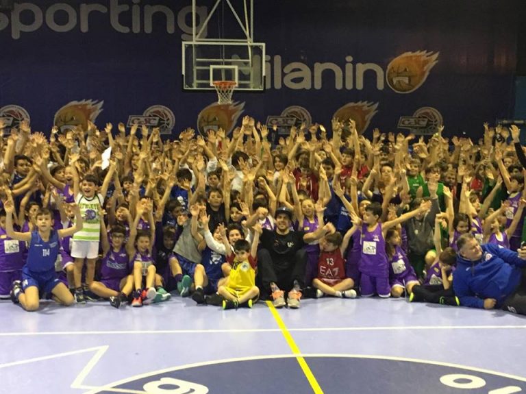 Bruno Cerella dell’Olimpia a Cusano: grande festa per oltre 700 bambini