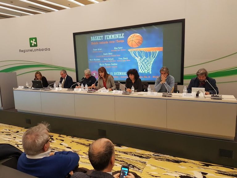 Basket femminile in Lombardia. Geas Basket protagonista del convegno al Pirellone