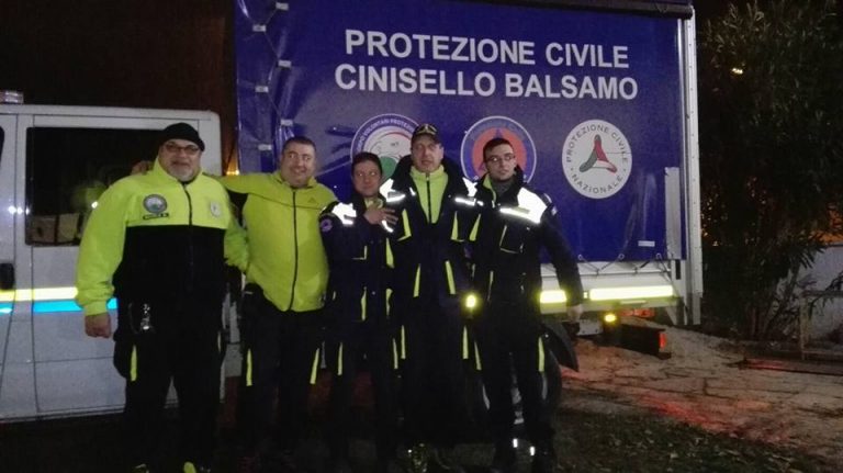 VIDEO Volontari di Protezione Civile di Cinisello al lavoro nel Centro Italia