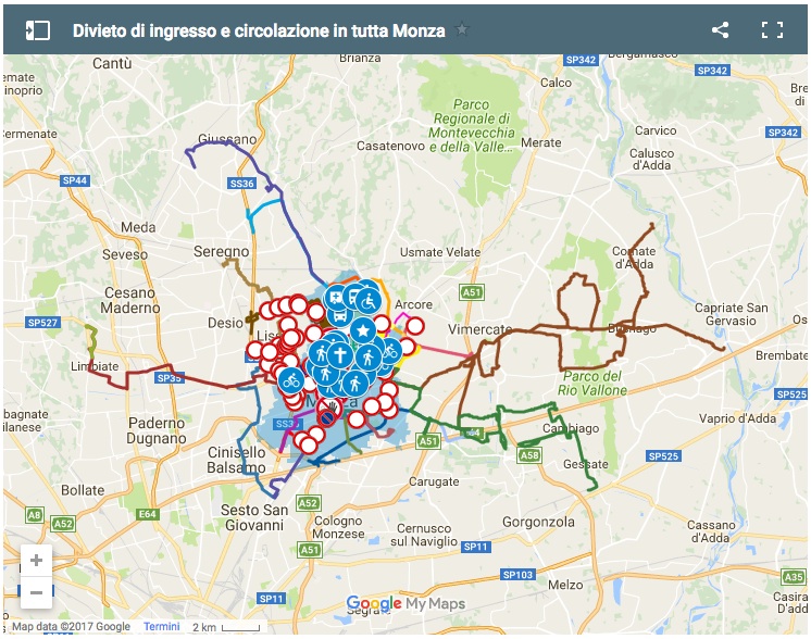 Visita del Papa a Milano e Monza: la mappa dei blocchi stradali