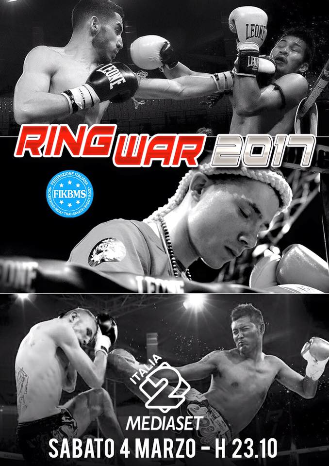 Ring War 2017 va in tv: in onda sabato su Italia 2