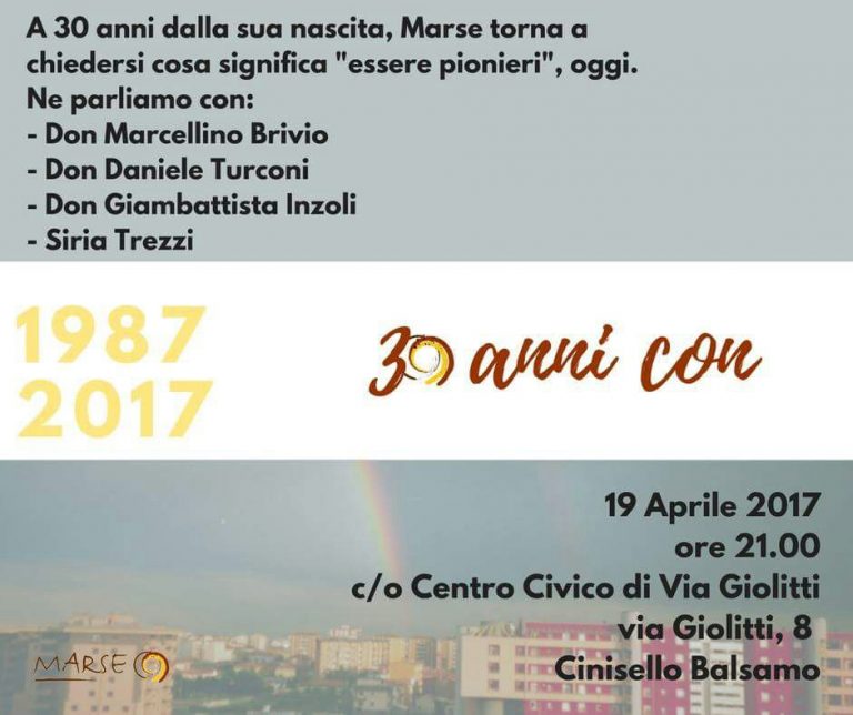 Trent’anni di Marse a Cinisello: incontro con don Marcellino a Sant’Eusebio