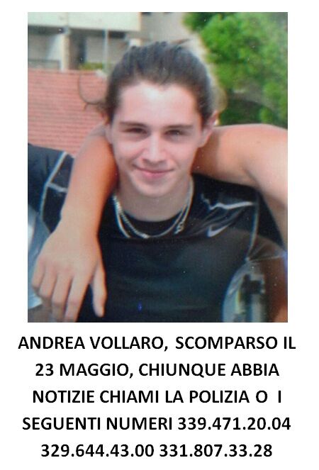 Andrea, il ragazzo di 14 anni scomparso da casa. L’appello sui social