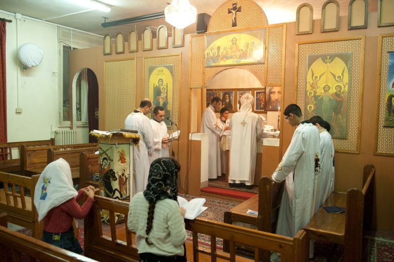 Una celebrazione della Chiesta Copta Ortodossa