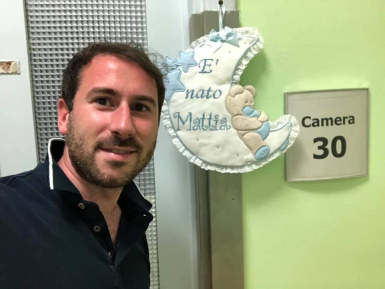 È nato Mattia, il figlio di Silvia e Giacomo Ghilardi