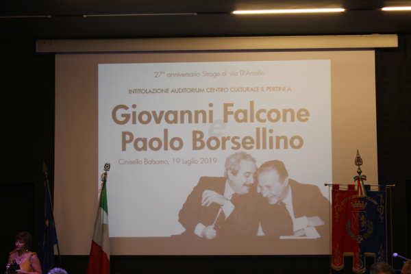 Cinisello Balsamo, inaugurazione dell’Auditorium del Pertini a Falcone e Borsellino