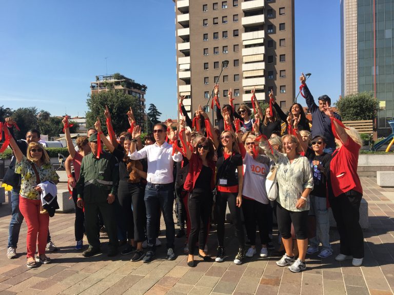 Sesto San Giovanni, un flash mob per inaugurare il centro antiviolenza di piazza Oldrini