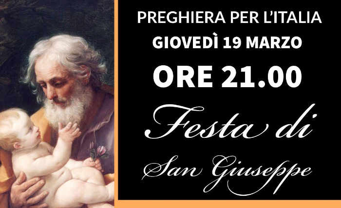Coronavirus. La Chiesa: “il 19 marzo alle 21 preghiamo tutti insieme il Rosario per l’Italia”