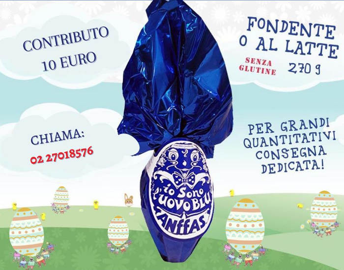 Nord Milano, torna l’Uovo Blu per aiutare le attività di Anffas e di Cinifabrique