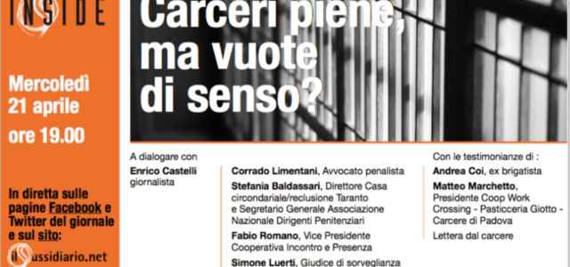 Milano, “Carceri piene ma vuote di senso?”. Incontro sul significato della detenzione