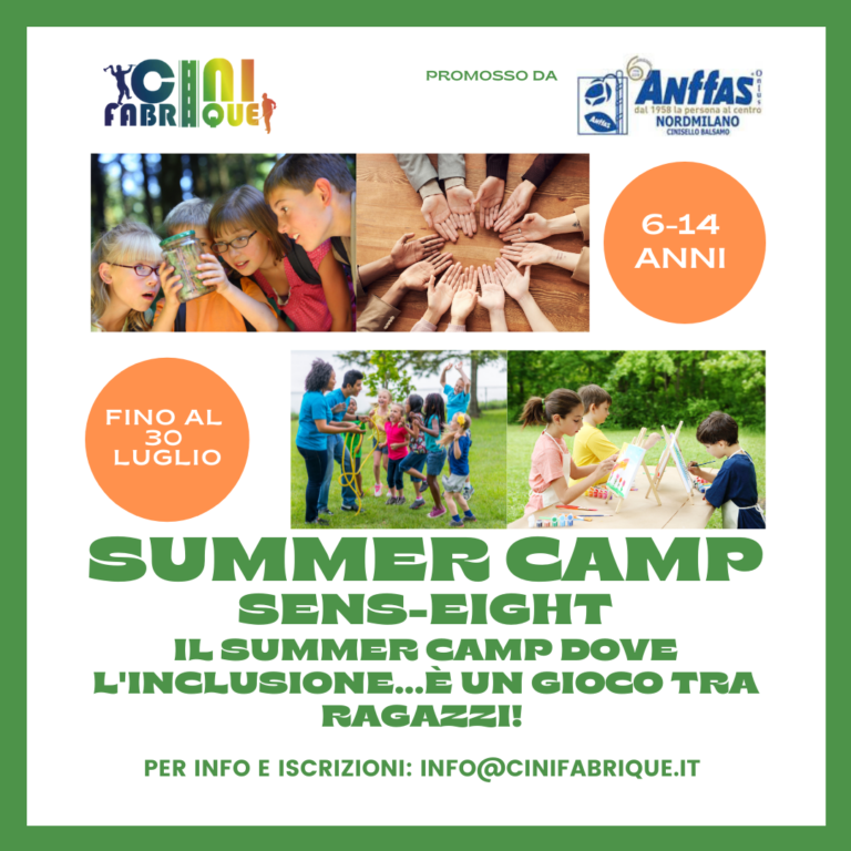 Summer Camp Sens-Eight: il centro estivo a Cinifabrique di Cinisello Balsamo. (GUARDA IL VIDEO)