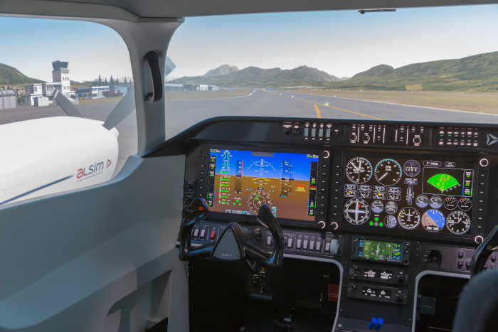 il nuovo simulatore di volo