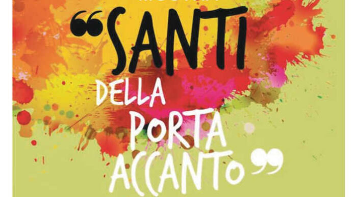 Il manifesto della mostra I santi della porta accanto