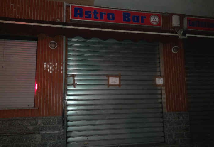 Cinisello Balsamo, il bar Astro di via Risorgimento dovrà rimanere chiuso per 15 giorni
