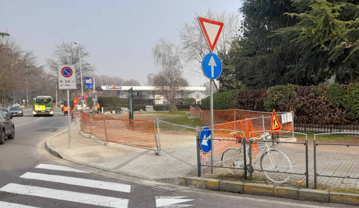 Cinisello Balsamo, partiti i lavori della nuova pista ciclopedonale di via Giordano (ma non  mancano le perplessità)