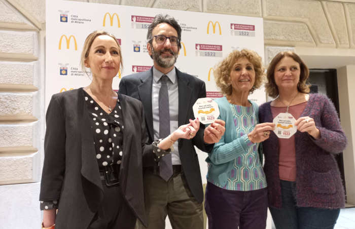 McDonald’s e Città Metropolitana di Milano insieme contro la violenza sulle donne