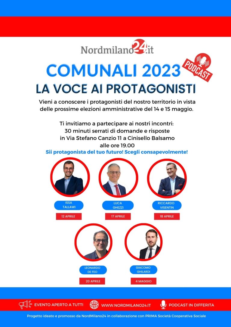 SPECIALE AMMINISTRATIVE 2023, GLI INCONTRI CON I PROTAGONISTI (Il calendario aggiornato)