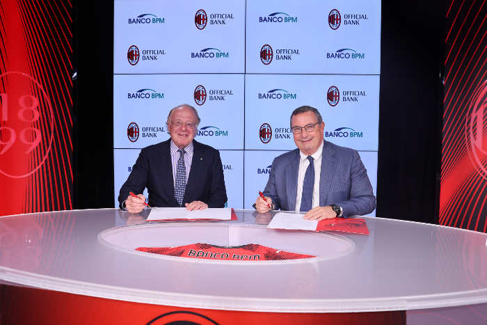 Milan e Banco Bpm rinnovano la partnership. Insieme da 10 anni