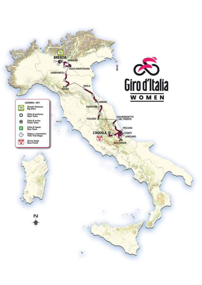 Giro d'Italia 2024 femminile