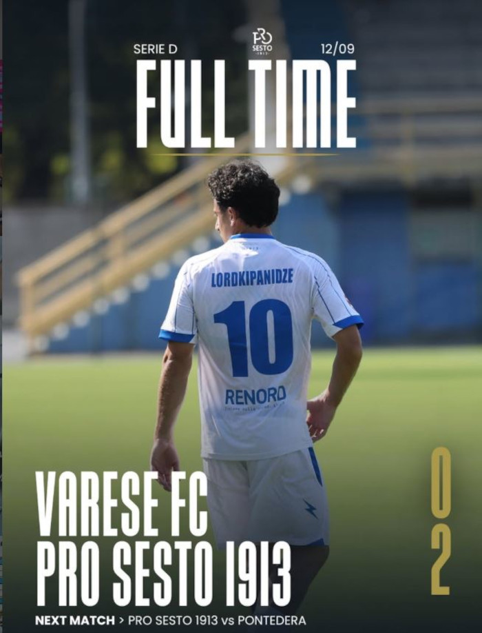 Pro Sesto, primi tre punti conquistati a Varese